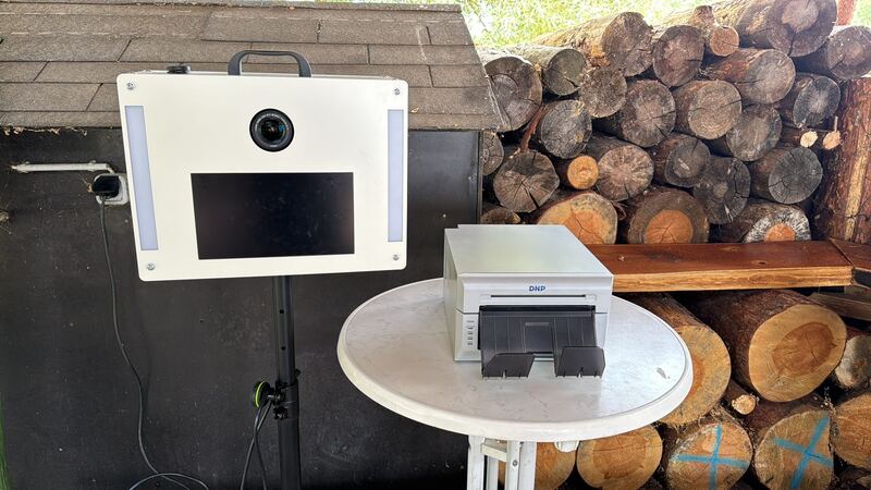 Sofortdruck einer Fotobox